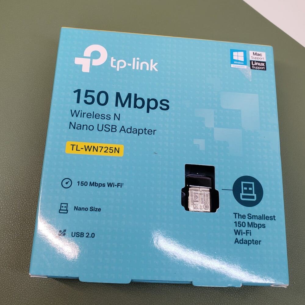 TP-Link TL-WN725N 150Mbps Wireless N Nano USB Wi-Fi Adapter Dongle